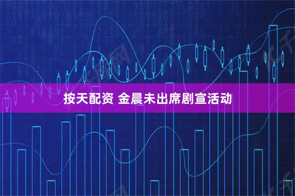 按天配资 金晨未出席剧宣活动